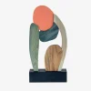 Abstract Assembly Sculpture - Blood Moon I