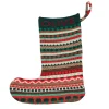Bespoke Knitted Christmas Stocking - Green
