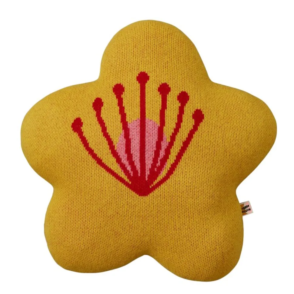 Bloom Shaped Cushion - Yellow