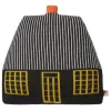 Cottage Shaped Cushion - Black