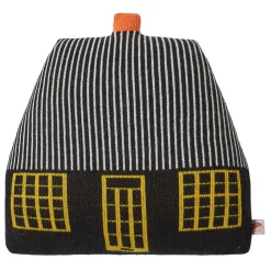 Cottage Shaped Cushion - Black