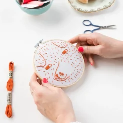 Cotton Clara Scamp Embroidery Kit