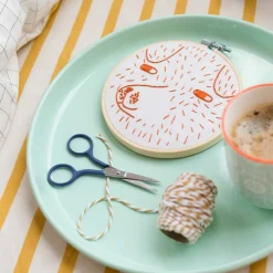 Cotton Clara Scamp Embroidery Kit
