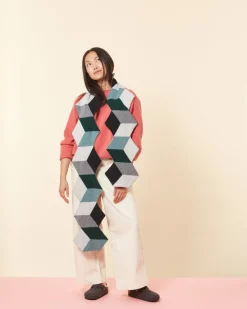Cube Scarf - Black