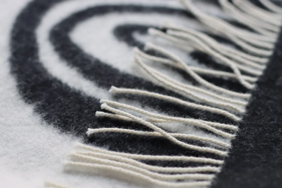 Forager Throw - Black & White