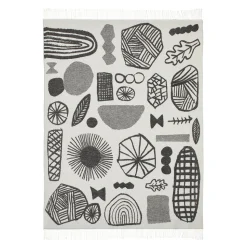 Forager Throw - Black & White
