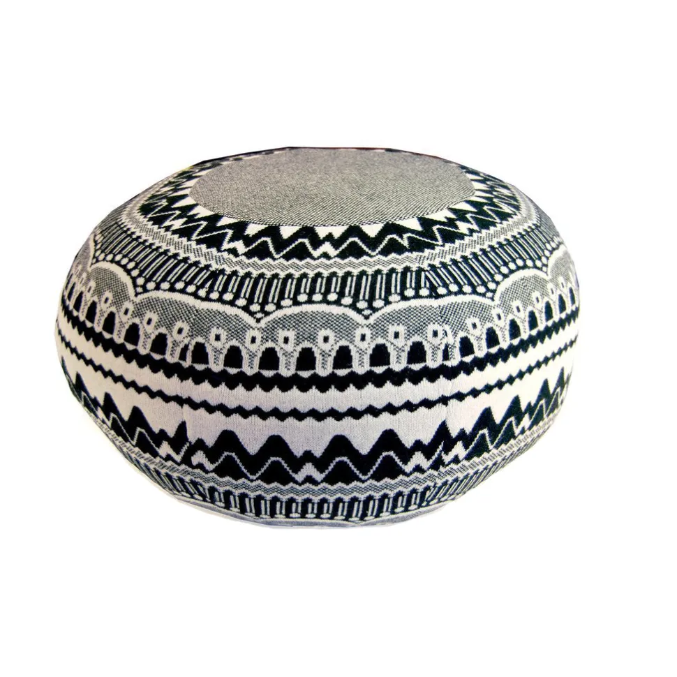 Frank Pouffe in ZigZag - Black