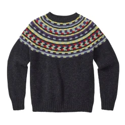 Glitch Yoke Jumper - Charcoal