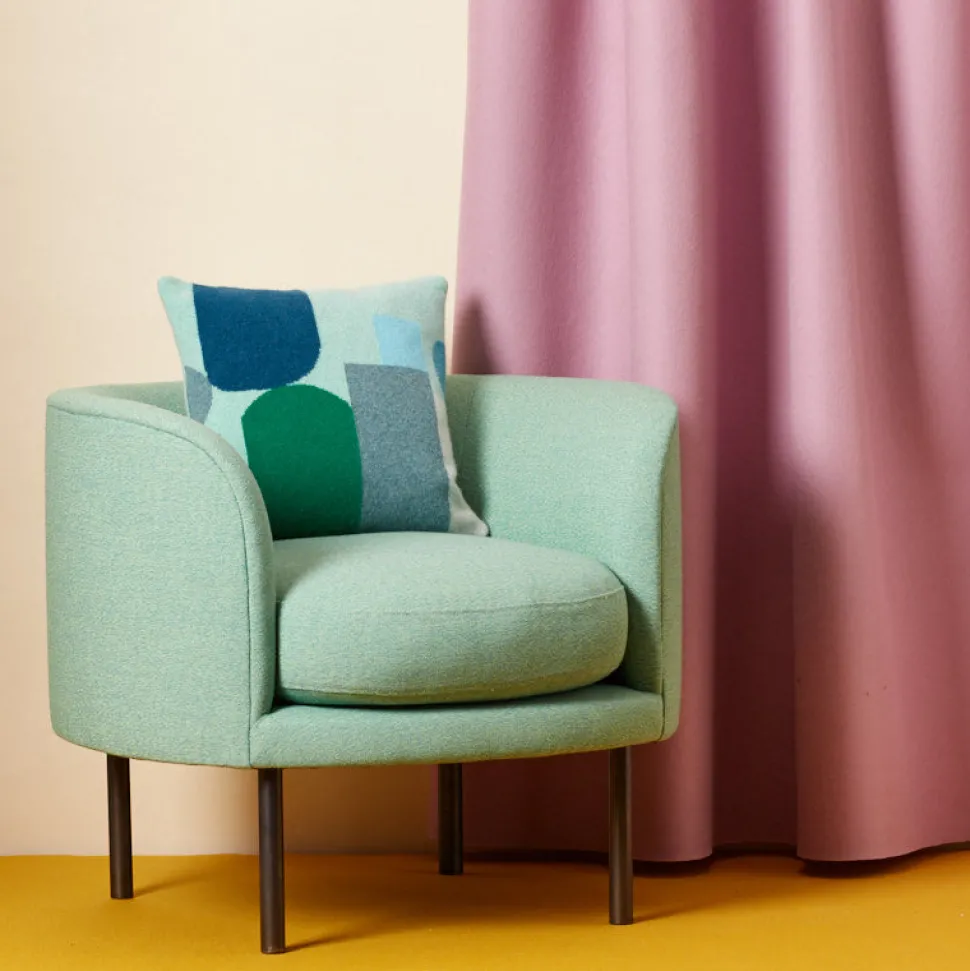 Hue Square Cushion - Blue