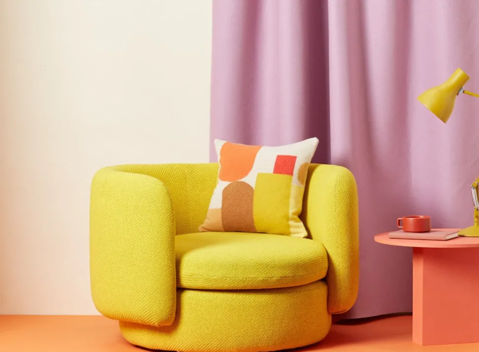 Hue Square Cushion - Harvest