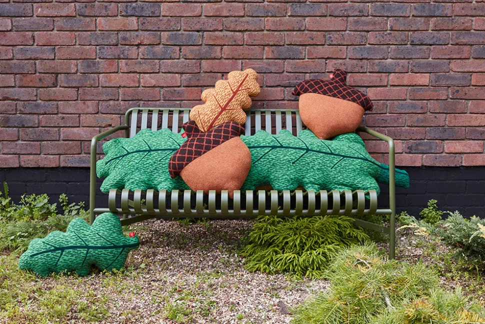 Large Leaf Bolster Cushion