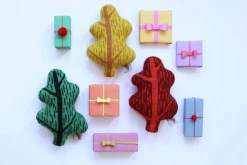 Leaf Mini Shaped Cushion - Mustard