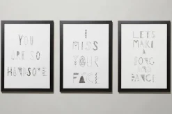 Let's Make A Song and Dance Monochrome Print
