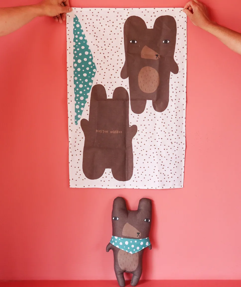 Make Your Own Bear Tea Towel Craft Kit