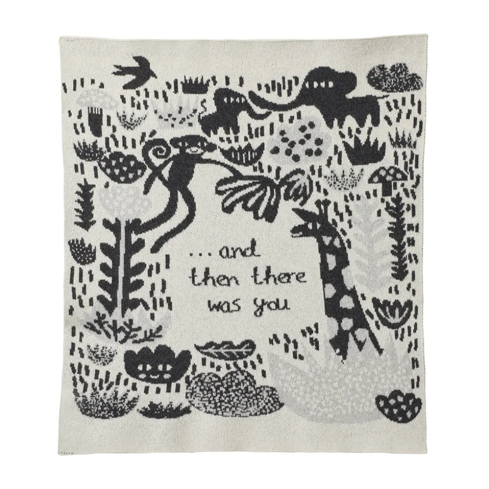 Menagerie Baby Blanket - Ecru