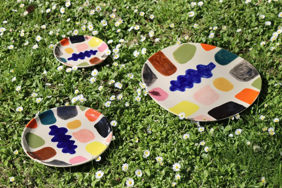 Mottle Dinner Plate
