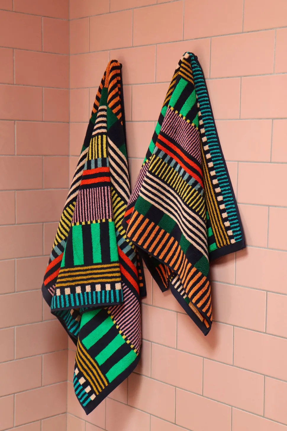 Multi Stripe Bath Towel
