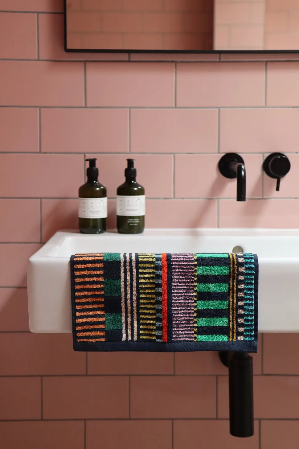 Multi Stripe Hand Towel