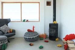 Mushroom Mini Shaped Cushion - Red