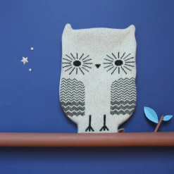 Owl Hot Water Bottle - White