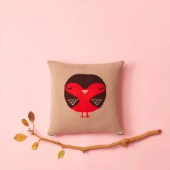 Robin Square Cushion - Camel