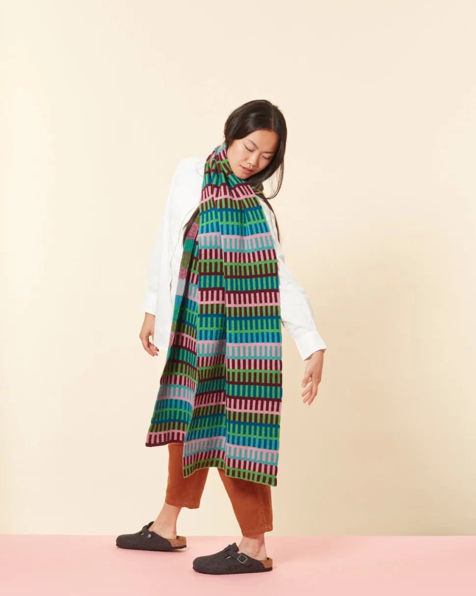 Shiel Blanket Scarf - Claret