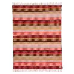 Shiel Lambswool Throw - Red