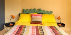 Shiel Square Cushion - Red